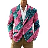 Matériau et Confort Matériau de qualité et confort garanti.Fait dans un tissu agréable à porter, ce blazer est conçu pour vous assurer un confort pendant toute la soirée de fête.