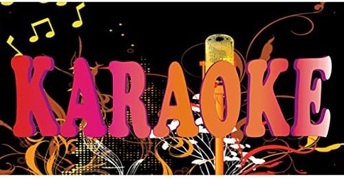 Cartel de la bandera de la tienda de la sala de música del karaoke para el club del bar