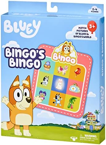 Bluey - Bingo's Bingo Card Game - Fun Matching Game Where You Match Images (13034)