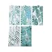 5 Sheets Index Dividers w/ Top Tabs from Chris.W, Match for Standard A5 Size 6-Ring Binders Planners