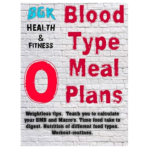 Blood Type O Meal Plan (Blood Type Diet/Meal Plan Book 1)