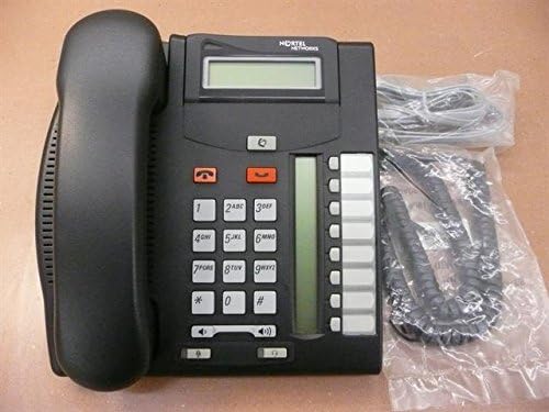 Nortel Norstar T7208 NT8B26 Charcoal 8 Button Digital Telephone