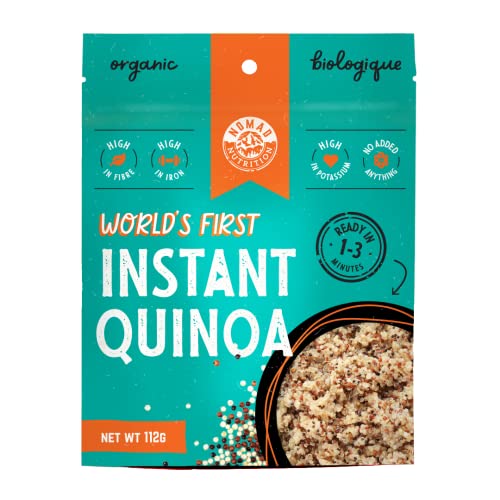Nomad Nutrition - Instant Quinoa - Organic Quinoa That Is Ready In Minutes, Gluten Free, Ready To Eat In Minutes With Hot Water #TOP20