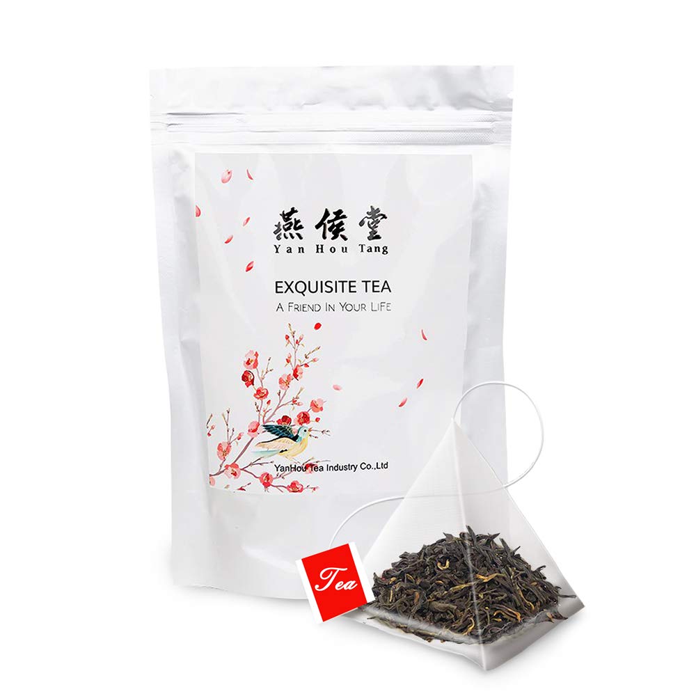 Amazon.com : Yan Hou Tang Organic Taiwan Red Jade Black Tea Bags - 50  Counts Loose Leaf Honey Coffee Flavor Taste Sugar Free Sachet Formosa High  Mountain Wulong for Relaxation : Grocery