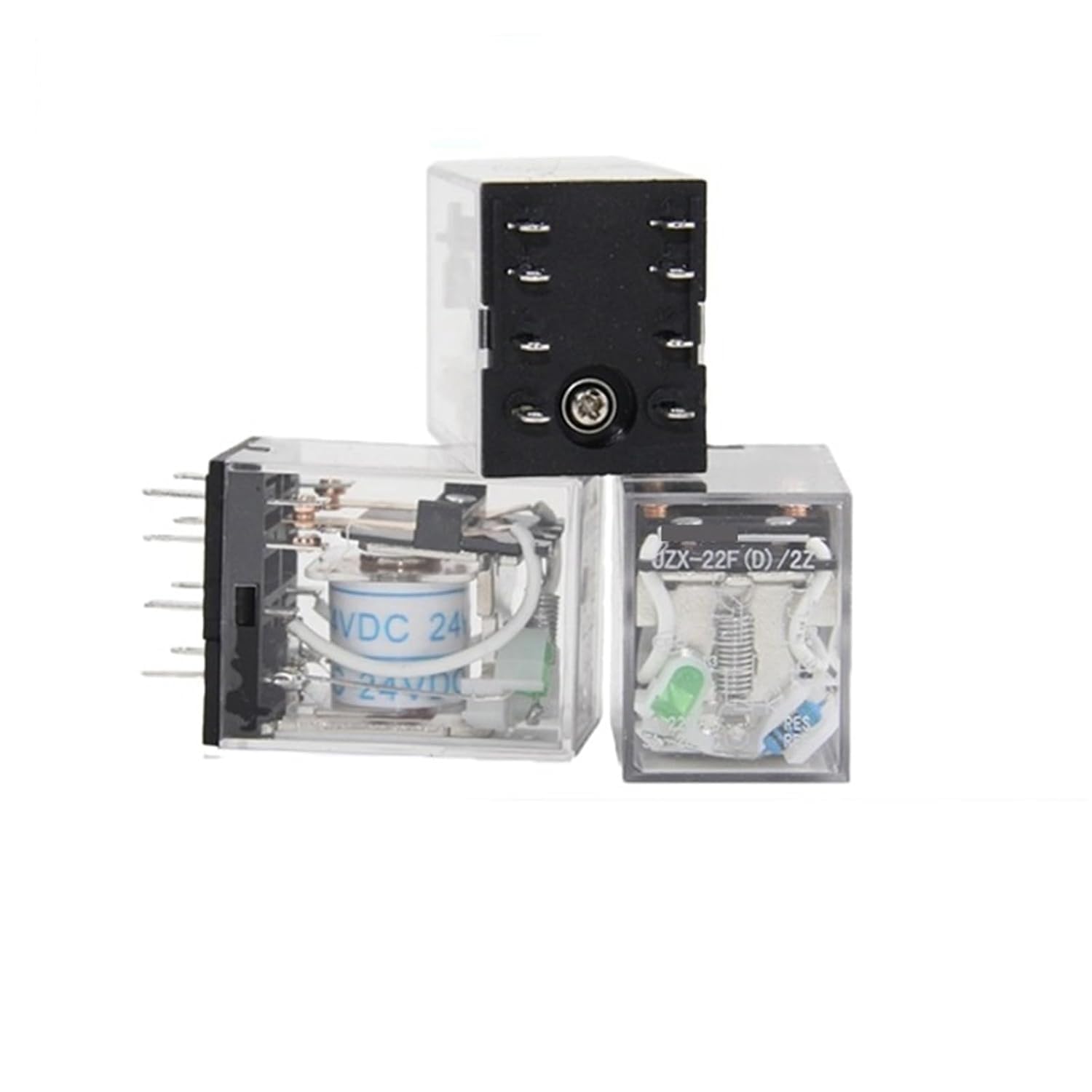 NWPNLXEA AC 24V,JZX-22F-3Z with Base Intermediate Relay Power Relay Electromagnetic Relay 5A