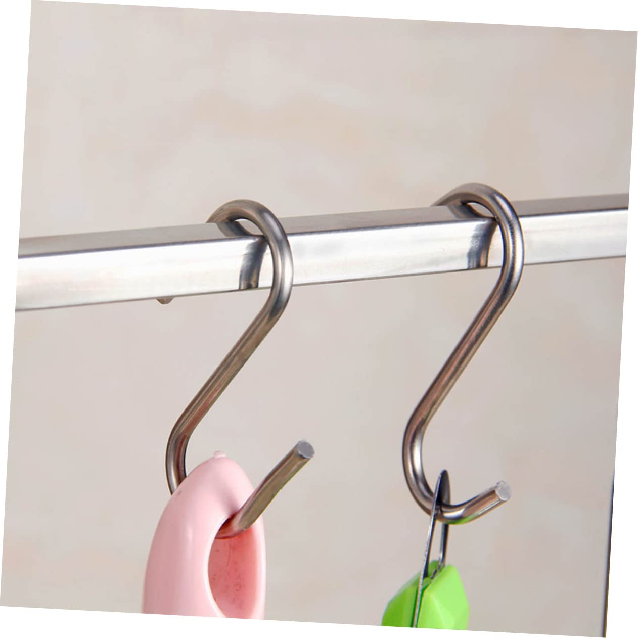 LEMROE 20 Pièces Crochets En S Robustes Crochets En Forme De S Noirs Suspendus Crochets De Cintre Pour Cuisine Salle De Bain Chambre Et Bureau Noir 90763988