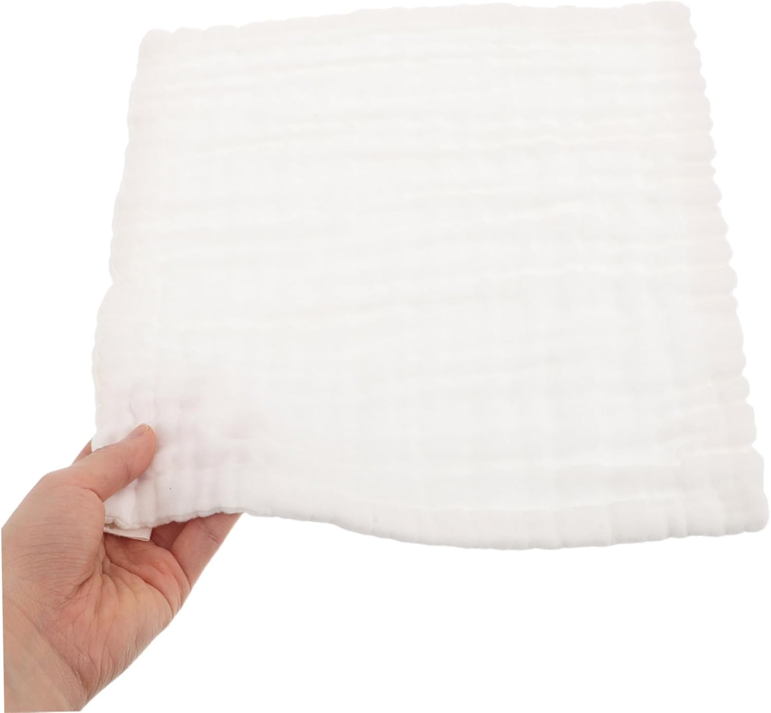 BESPORTBLE 10pcs Soft Face Towels for Boys and Girls Gauze Square Towels Bath Rags Cotton Washcloths