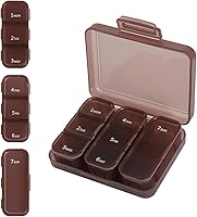 Vista 1 de Weekly Pill Organizer, Pill Box 7 Day, Daily Pill Case, Portable Travel Pocket Pharmacy, Small Pill Container to Hold Medicine, Vitamin and