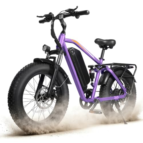 M300F Electric Bike for Adults & Teens, 52V 20” Electric Mountain Bike image 2