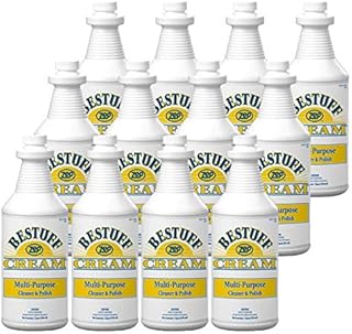 Zep Bestuff Multi-Purpose Cleaner and Polish Cream 32 Ounce (Case of 12) Great on porcelain, marble, ceramic, stainless steel, chrome, brass, aluminum, copper, fiberglass, melamine, and many plastics