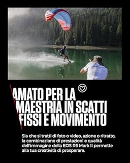 Canon EOS R6 Mark II| Fotocamera Mirrorless Full Frame Solo Corpo Nero + 2 Batterie (Kit Batteria Aggiuntiva) | 24.2MP, 4K, Dual Pixel AF II, Wi-Fi & Bluetooth | Fotocamera Canon per Bassa Luminosità