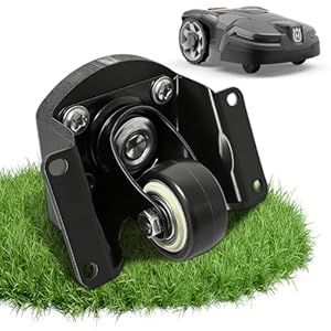 360° Drehbares Hinterrad für Mähroboter, Vormontiertes Ersatzrad mit Kugellager, kompatibel mit Gardena R40Li, Husqvarna 105, Flymo 1200, McCulloch ROB, reibungslos drehbar, Rasen schonend, PETG