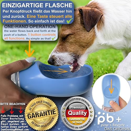 Hundetrinkflasche von Paw’s Beauty im 3er Geschenkeset