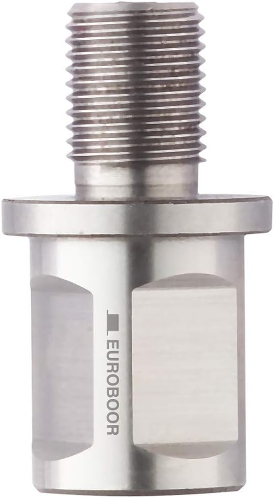 Weldon Shank Adapter - 3/4" Weldon to 1/2" x 20 UNF 3 Jaw Chuck Adapter with Milled Steel Construction & Left-Hand Thread - IBK.14