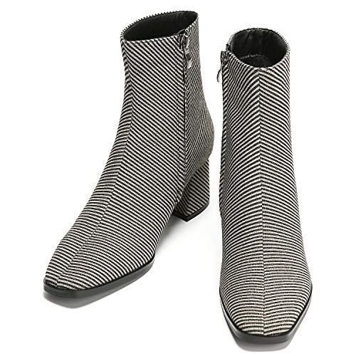 C.PARAVANO Bottine Femmes- Botine Femme Noire - Bottines Chelsea pour Femmes - Chelsea Femme -Bottine Femmes Cuir - Chaussure Femme Bottines Cover