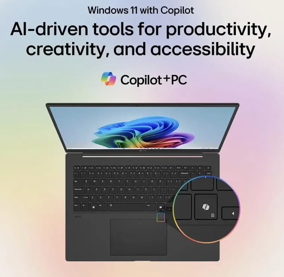 Image of LG gram 17 AI Copilot+ Business Laptop 17.0 inch Touchscreen IPS WQXGA Display