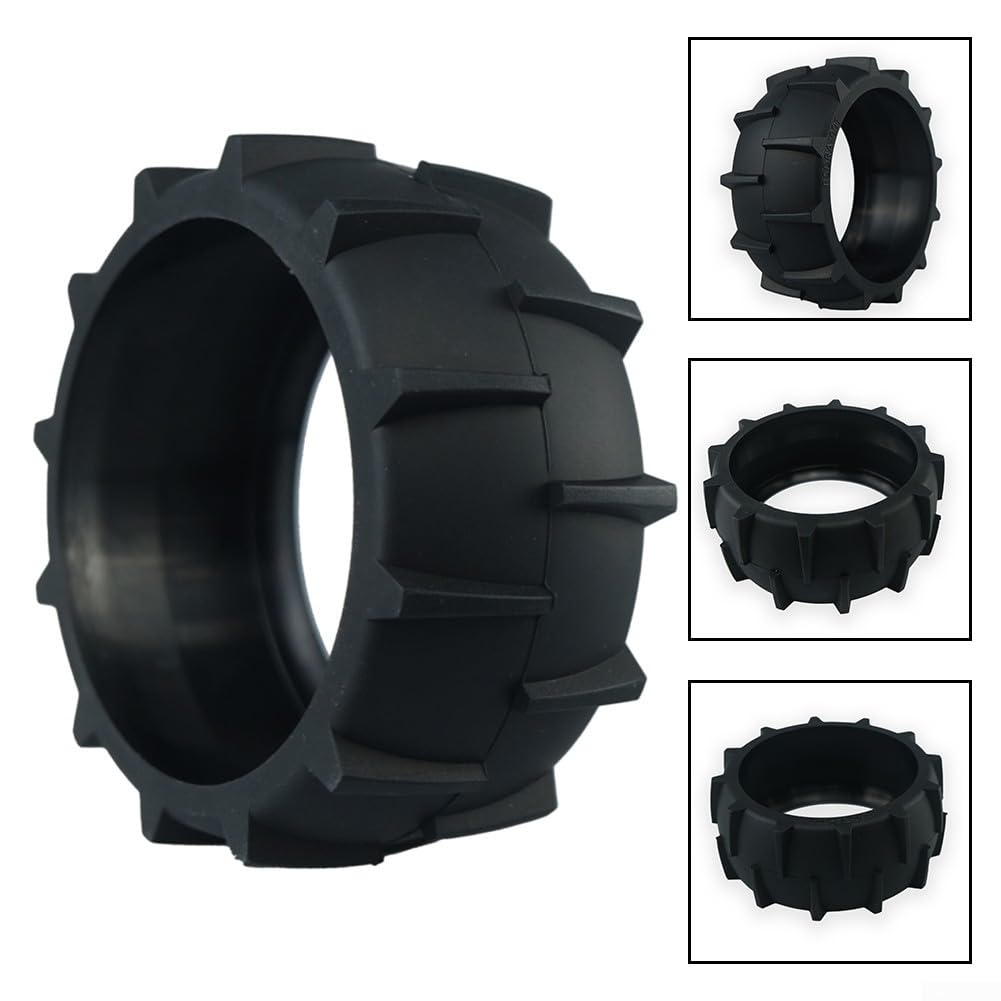 Roues/Poulies De Rechange En Caoutchouc Pour Tondeuse Robot Dreame A1 - 2 Pièces - 110x40 Mm - Noir