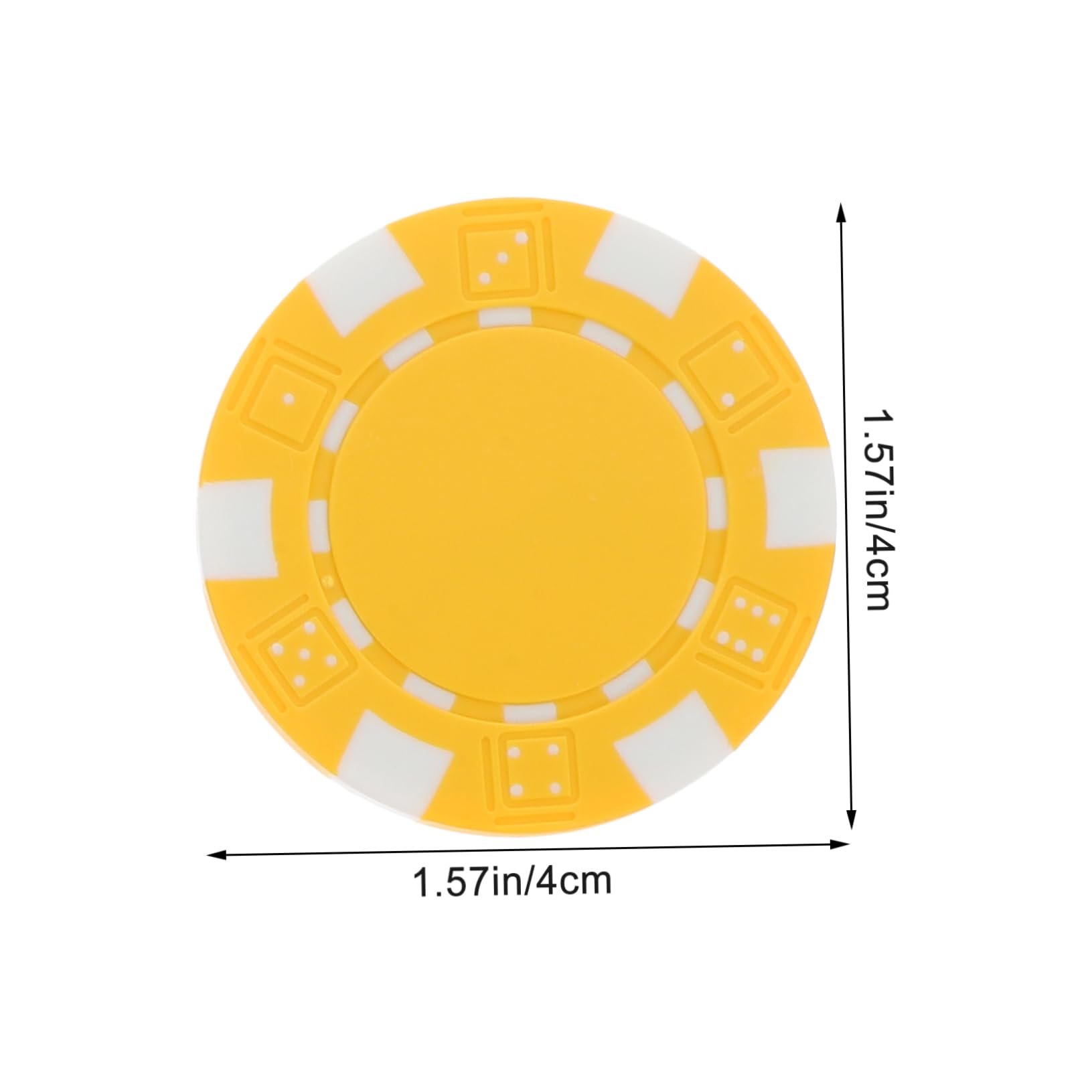 HANABASS 28Pcs Poker Chips for Board Games Poker Markers and Nights Durable Game Accessories for Fun Gatherings