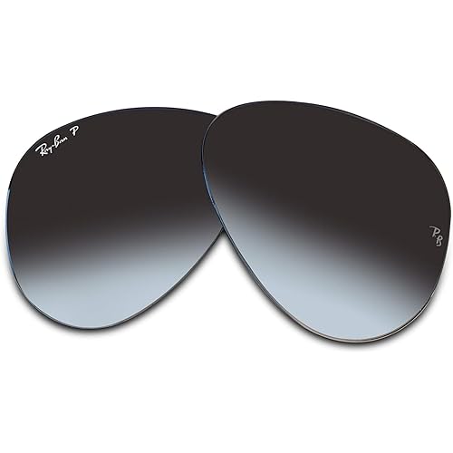 Ray-Ban Original AVIATOR LARGE METAL RB3025 Replacement Lenses + BUNDLE with Designer iWear Care Kit