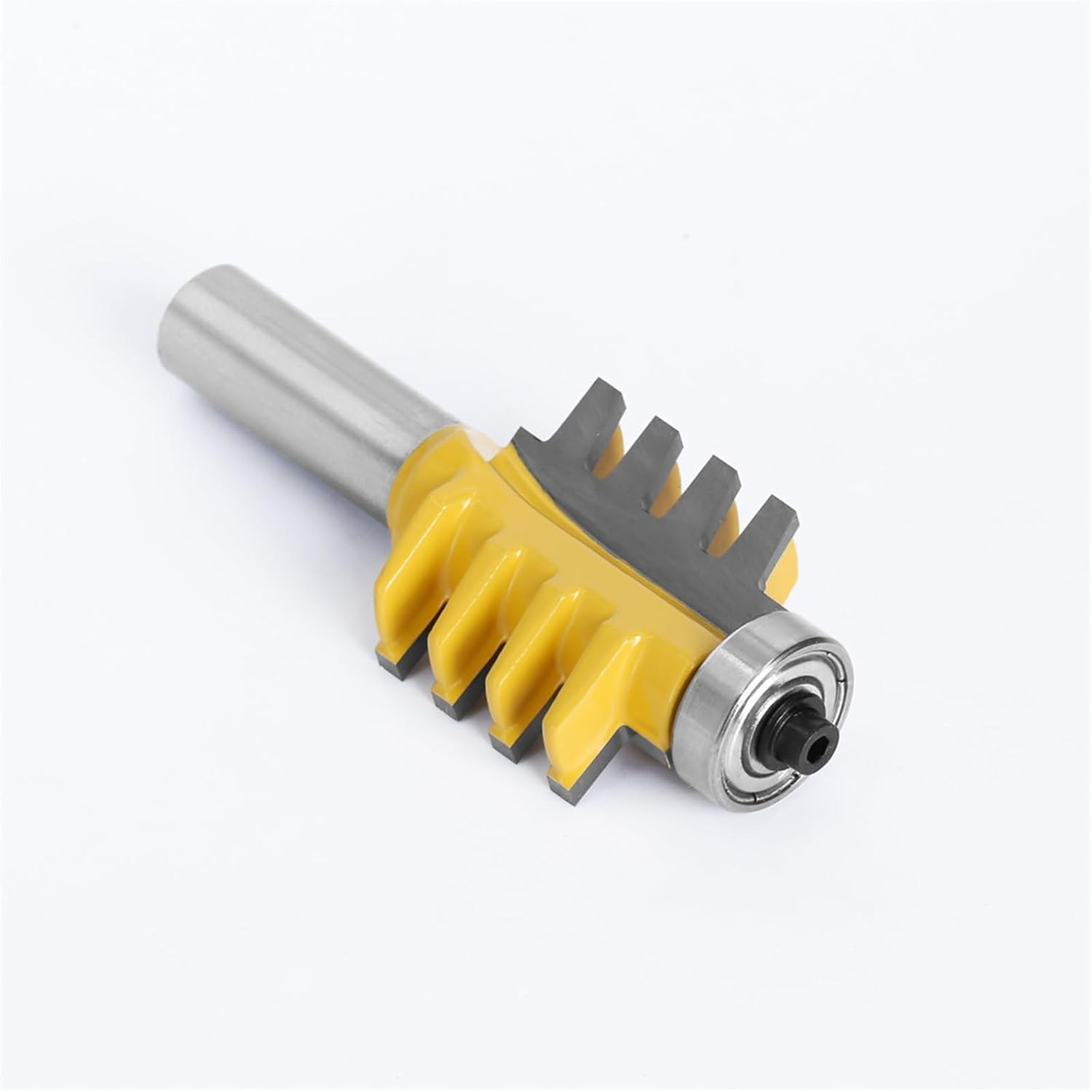 1pcs 6mm 1/4" 8mm 12mm 1/2" Shank Finger Joint Glue Router Bit Milling Cutter Mortaise Tenon Knife Cone Woodwork Cutters Tools(6.35mm Shank)
