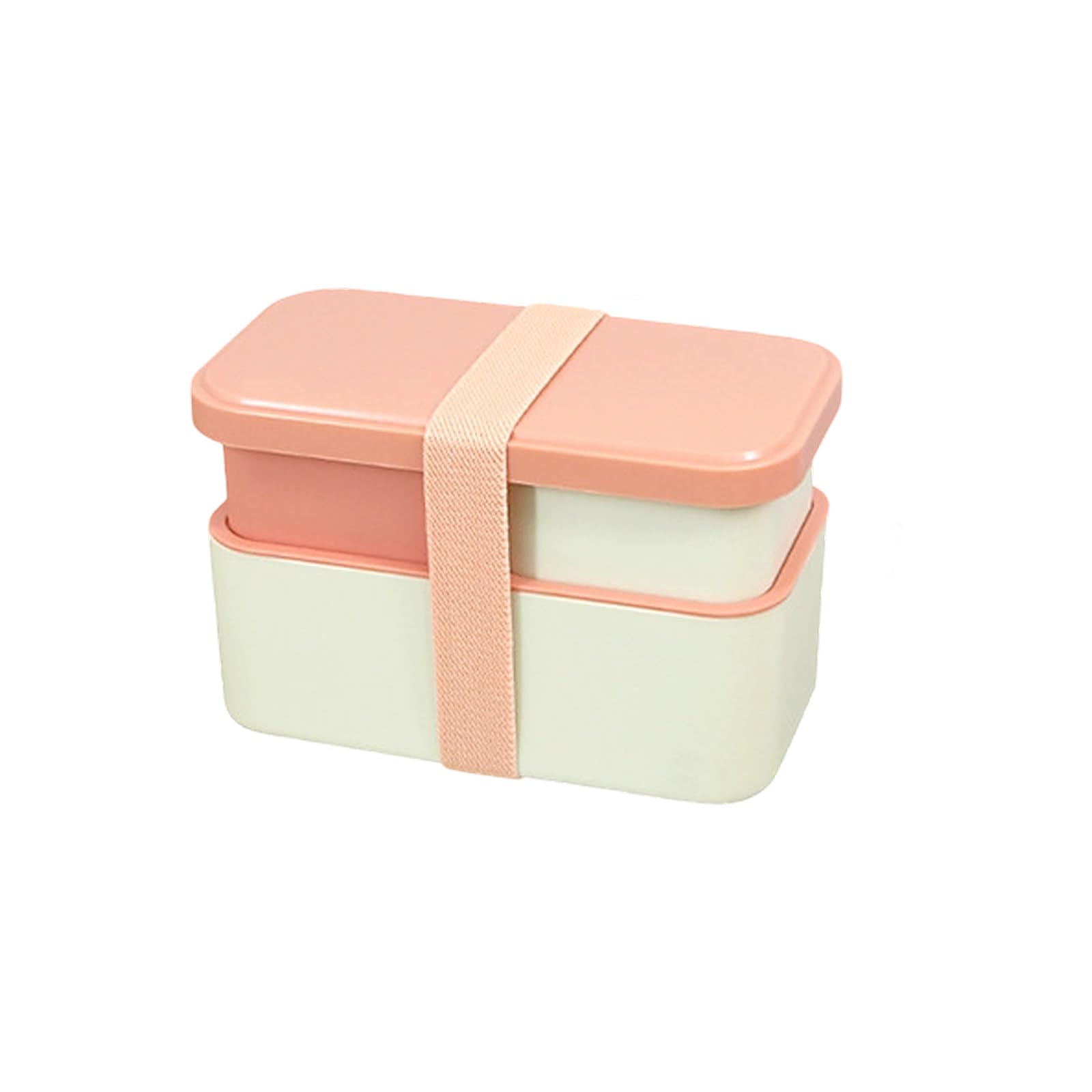 Msioytog Divided Double Layer Bentos Box Leak Resistant Seal and Easy to Clean Storage Container for School and Work Compartment Lunch Box