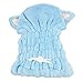 Ranvi Microfiber Bath Towel Hat Hair Quick Drying Towel Hat Cute Bath Tool Super Soft Absorbent Hair Dry Hat(blue)