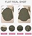 Dokotoo Women's Waffle Knit Shacket Long Sleeve Solid Color Button Down Shirts Boyfriend Loose Fit Batwing Sleeve Blouses for Women Green X-Large