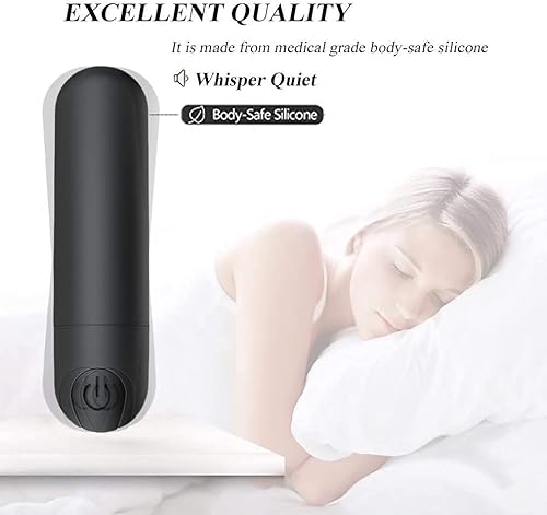 Miniatura 4 de 10 modos silenciosos y potentes herramienta de masaje de bala eléctrica de mano para mujer, recuperación deportiva, dolores musculares, dolor de