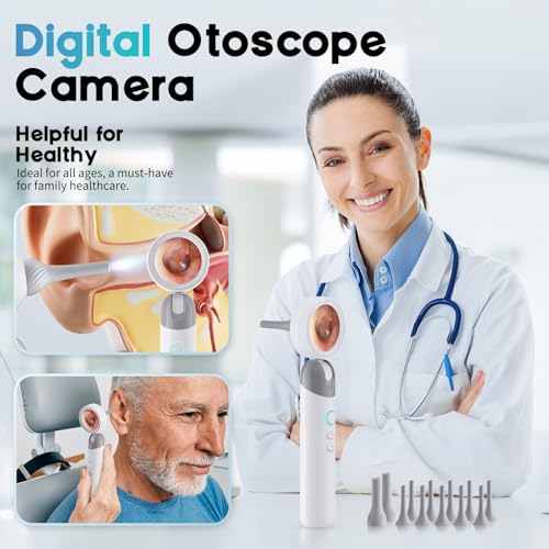 Image of Digital Otoscope Ear Camera Specula Tips, 50 Silicone Tips