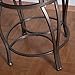 Hillsdale Montello Backless Swivel Bar Stool with Wood Panel, Barstool, Old Steel