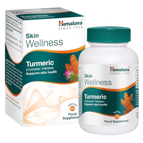 Himalaya Skin Wellness Kurkuma Tabletten x 60 (30-Tage-Vorrat) – Natürliche Kurkuma-Nahrungsergänzung für strahlende Hautgesundheit… – Ansicht 1