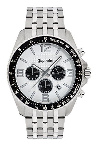 Montre analogique Gigandet avec bracelet acier pour une précision durable
