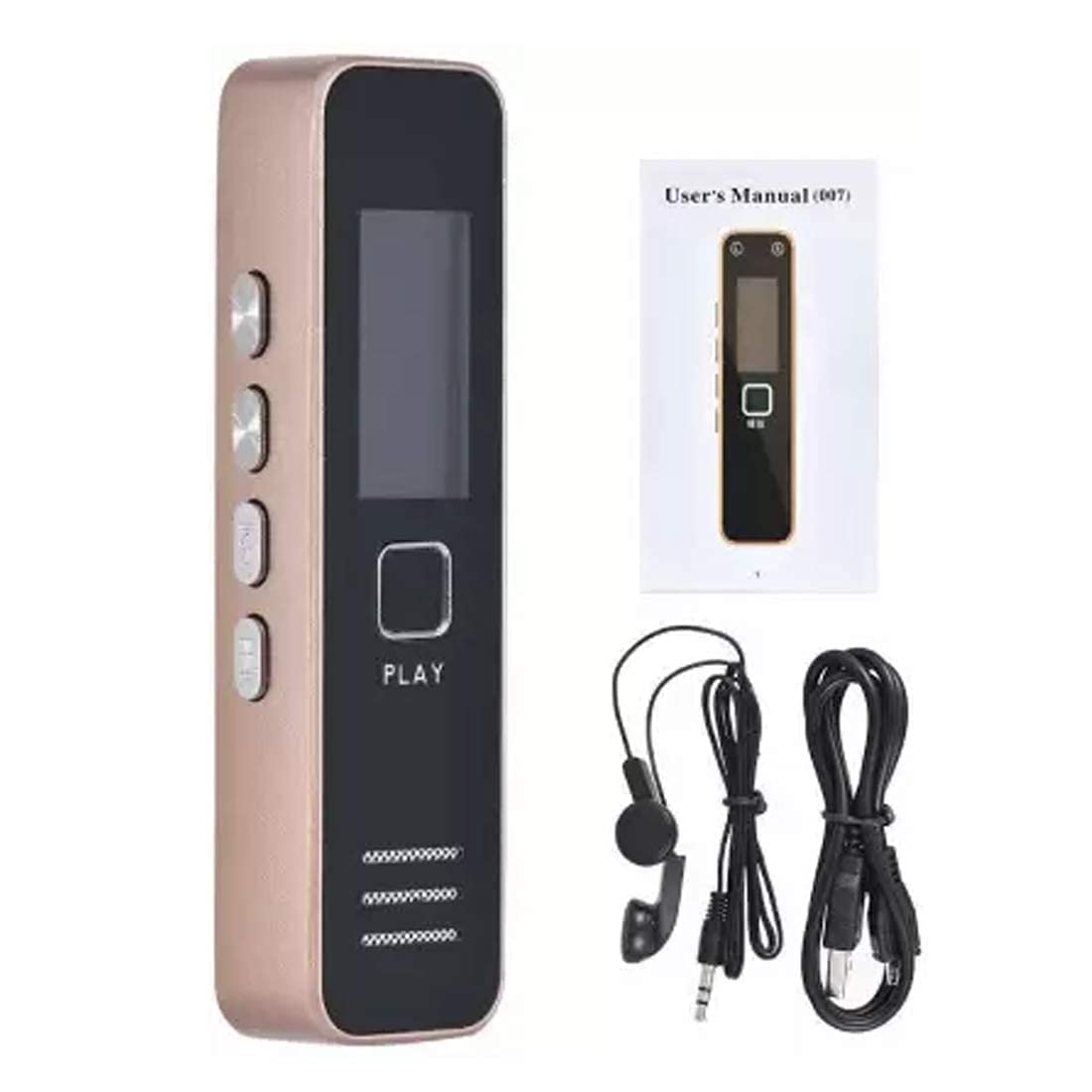 MAYUMI Mini Digital Voice Recorder of 32 GB Micro SD Card Supportable Professional Audio Recorder MP 3 Player TF Card Dictaphone Record Microphone Sound Recording Device. 1