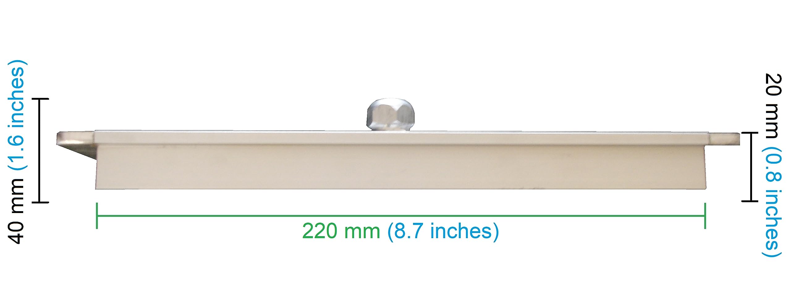 DEMLOU Adjustable Anodised Aluminium Air Vent Grille, Open and Close Airflow Control - Image 3