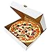Ecomojiware Kraft White Pizza Box 9inch Pizza Boxes Kraft Pizza Paperboard Take Out Containers Packing Boxes 1 3/4h 10 Pieces