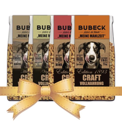 Hundefutter Bundle | Büffel Rind Vegetarisch Geflügel | Getreidefreies Trockenfutter