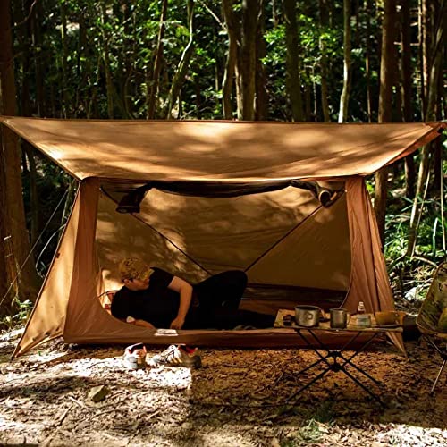 Carpa portátil para camping para dos personas sin varillas miniatura 4