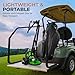 JOVIAL 2 Wheel Golf Push Pull Cart - Lightweight, Foldable, Collapsible, Caddy Accessories, Golf Bag Storage with Deluxe Scorecard Holder, Adjustable Handle, Aluminium Frame, Compact Design for Travel