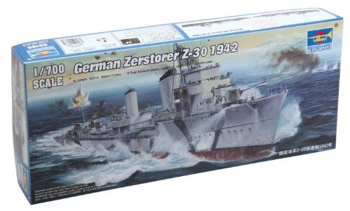 Trumpeter 1/700 Zerstorer Z-30 1942 maquette de destroyer allemand historique