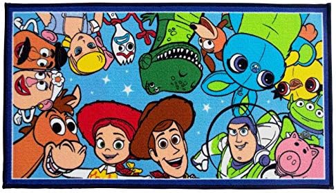 Toy Story 4 'Jumble' 55 x 100cm Bedroom Rug Matches Bedding