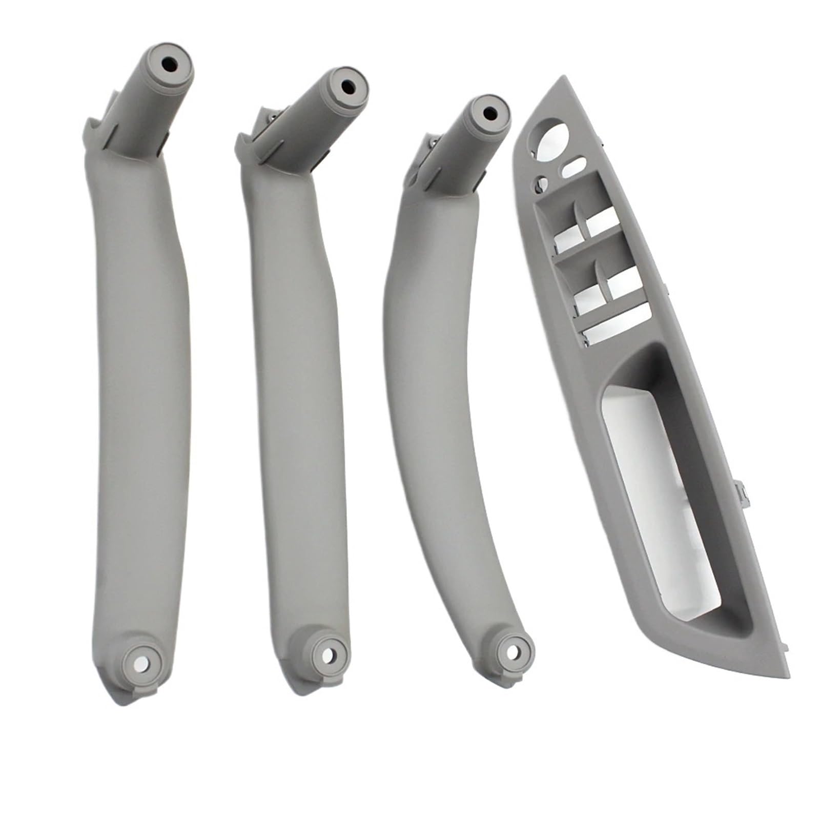 Ppbqrvlf Gray Rhd 4Piece Front Interior Pull Lhd Rhd Upgraded Interior Door Armrest Cover Pull Handle For Bmw For X5 For X6 E70 E71 E72 2007-2014 Door Handle(Gray Rhd 4Piece)