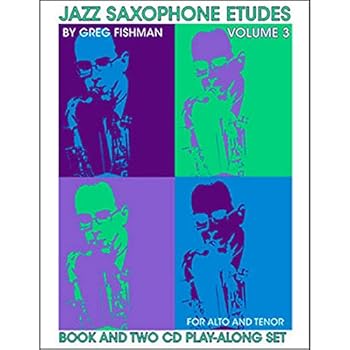 Staple Bound Jazz Saxophone Etudes, Vol. 3 (Book & CDs) Book