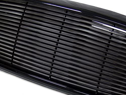Armordillo Horizontal Style Front Grille|Compatible With 2002-2005 Dodge Ram 1500/2003-2005 Ram 2500 3500|8739174|Piano Black|Front Hood Bumper Grille by ARMORDILLO - Image 3