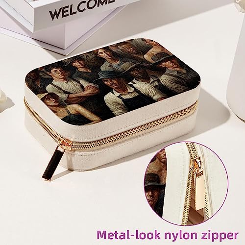Boîte à bijoux compacte pour ranger les colliers sans les emmêler - 7