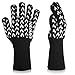 Navaris Rękawice do grilla, odporne na wysokie temperatury, rękawice do grillowania, kuchenne rękawice kuchenne do gotowania, pieczenia, wędzenia, odporne na temperaturę do 500°C (1 para)