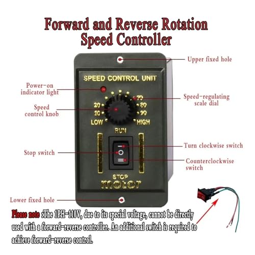 Moteur autobloquant vis sans fin 40W pour bloquer les charges sans retour inversé - 7