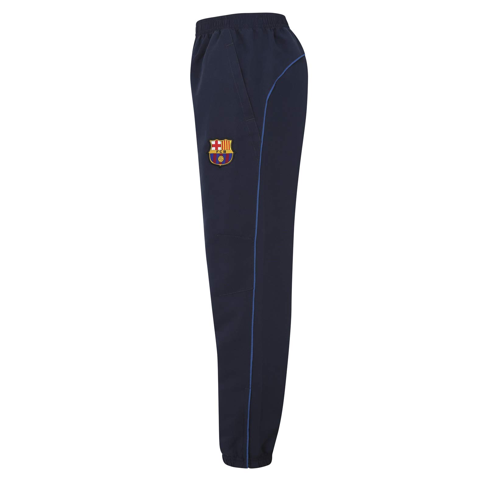 FC Barcelona - Jungen Trainingsanzug - Jacke & Hose - Offizielles Merchandise - Geschenk für Fußballfans - Navyblau - 8-9 Jahre