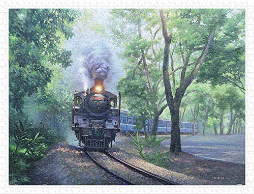 Pintoo - H2338 - Lai Ying Tse - Le Sifflet dans Tunnel Vert - Jiji Line Railway - Puzzle Plastique 1200 Pièces