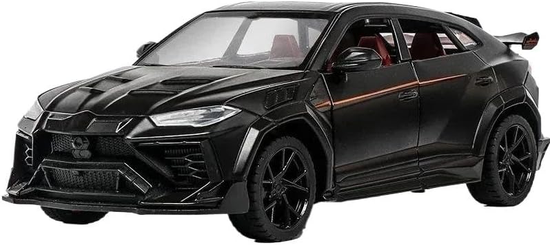 1:24 For Lamborghini For URUS Bison For Mansory SUV Alloy Model Car Toy Diecasts Metal Battery not included(Blackone)