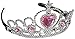 Rhode Island Novelty Tiara with Pink Heart Jewel